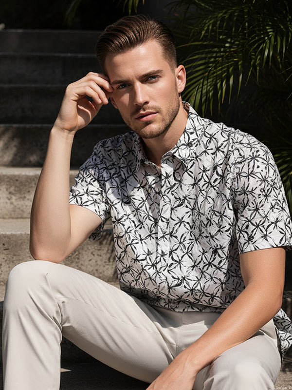 GAVYN R/FIT SHORT SLEEVE SHIRT (GREY)